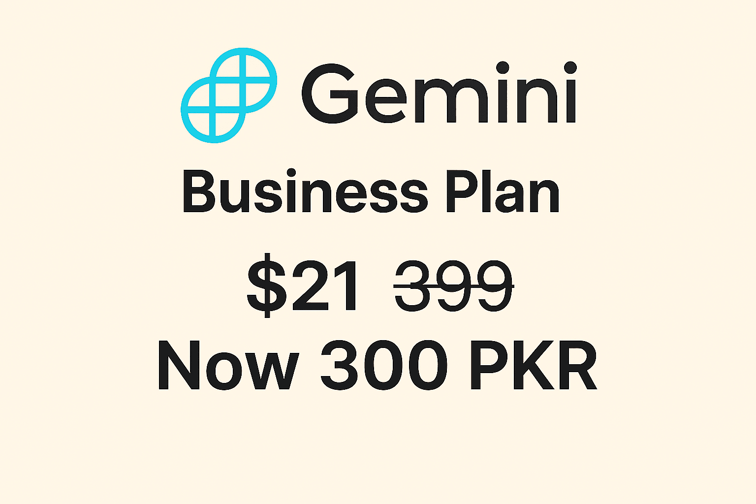 Get Gemini Business Plan
