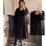 Eid 3PC Dress Pakistan,Organza Embroidered Suit,Eid Collection 2026 Pakistan,Women Festive Wear Pakistan,Luxury Eid Dresses Online Pakistan