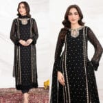 Eid 3PC Dress Pakistan,Organza Embroidered Suit,Eid Collection 2026 Pakistan,Women Festive Wear Pakistan,Luxury Eid Dresses Online Pakistan