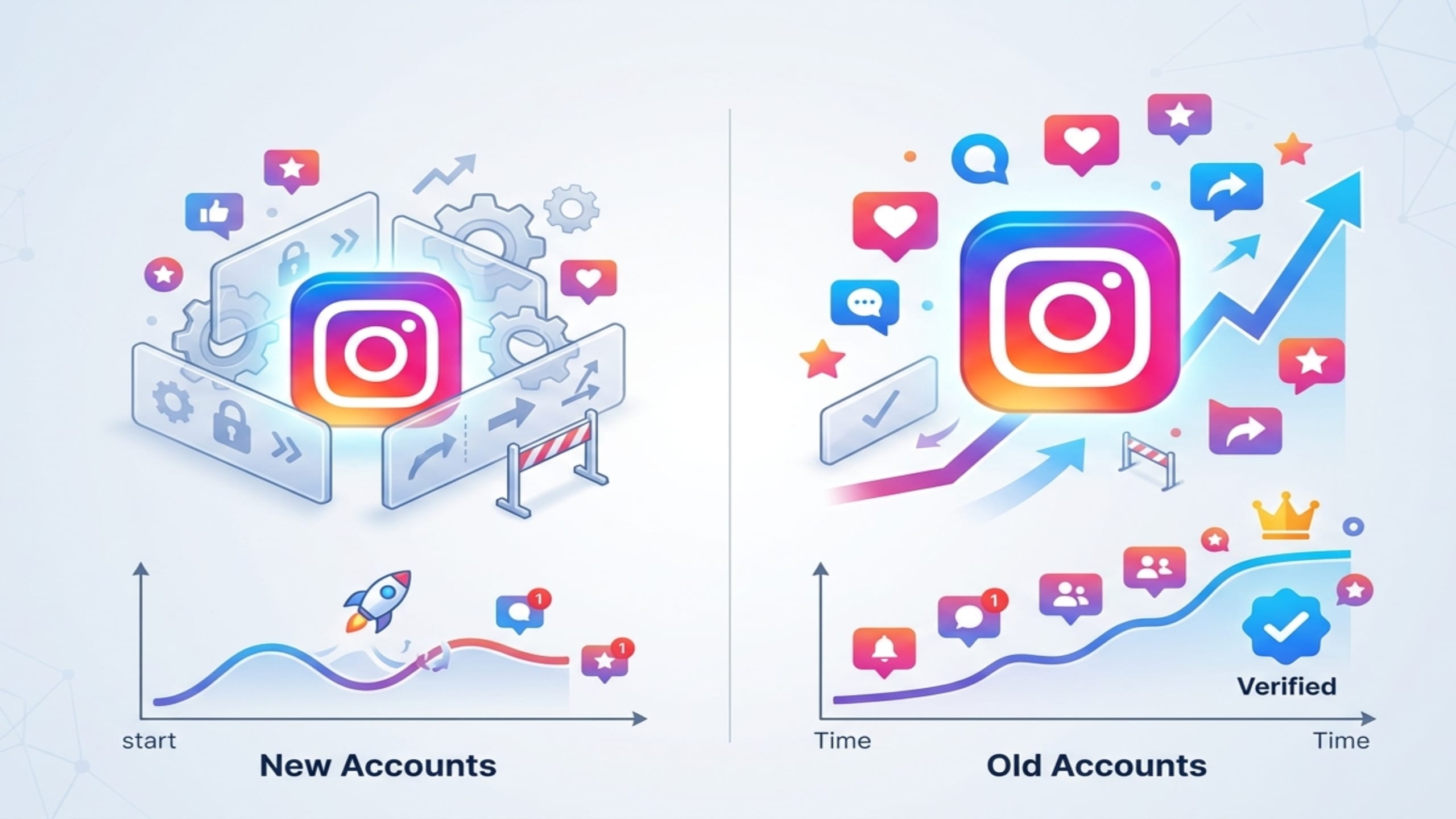 How Instagram’s Algorithm Treats New vs. Old Accounts